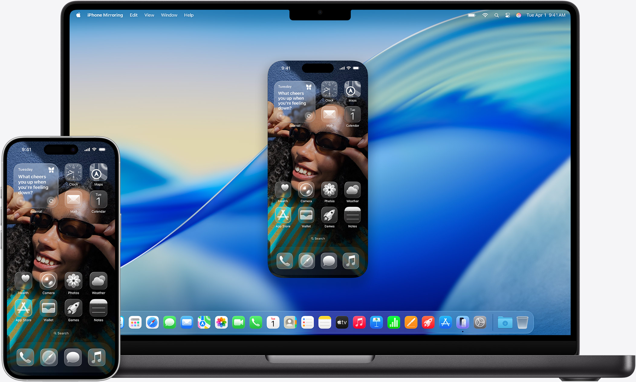 iPhone and Mac